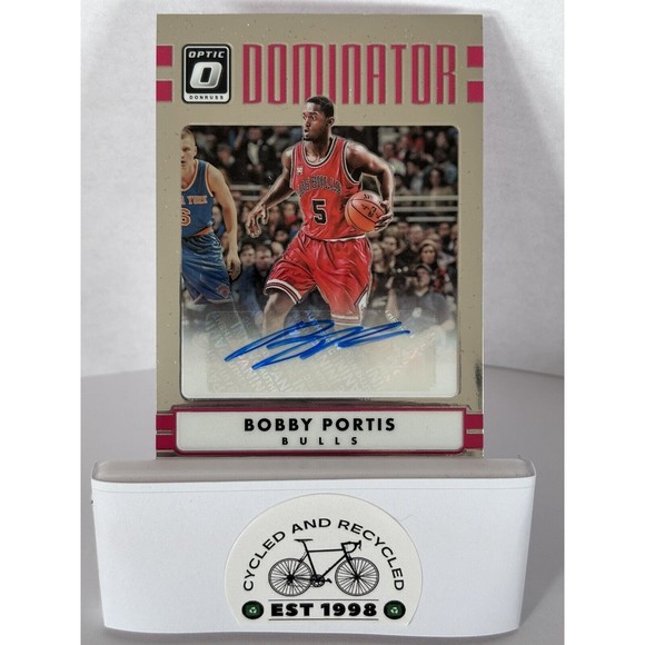 Bobby Portis Autograph 2016 Donruss Optic Dominator /99 Milwaukee Bucks Bulls - Picture 1 of 4